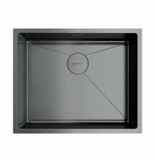 Мойка, OMOIKIRI, TAKI, шгв 540*440*200, отверстия для смесителя-отсутствуют, цвет-вороненая сталь