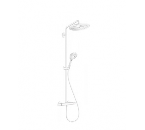 Душевая стойка, Hansgrohe, Croma Select S, цвет-белый матовый