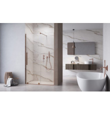Дверь, Radaway, Furo DWJ, шв 622*2000, петли-справа, brushed copper, цвет стекла-прозрачный, Easy Clean