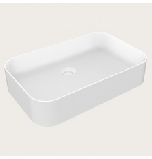 Раковина, Gessi, шгв 604*384*125, отверстия для смесителя-отсутствуют, цвет-белый
