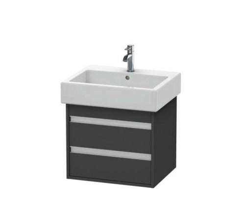 Тумба под раковину, Duravit, Ketho, шгв 550*440*480, раковина-необходимо заказать, цвет-графит матовый