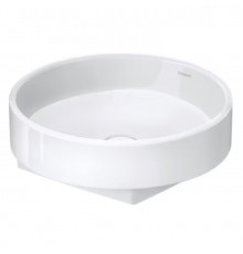 Раковина, Duravit, Balcoon, шгв 450*450*145, отверстия для смесителя-отсутствуют, DuraShield, цвет-белый матовый