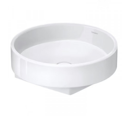 Раковина, Duravit, Balcoon, шгв 450*450*145, отверстия для смесителя-отсутствуют, DuraShield, цвет-белый матовый
