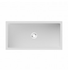 Мойка, OMOIKIRI, Mikura, шгв 910*460*254, отверстия для смесителя-отсутствуют, цвет-белый глянцевый