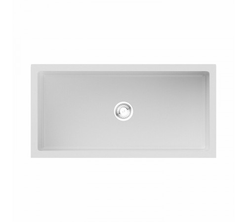 Мойка, OMOIKIRI, Mikura, шгв 910*460*254, отверстия для смесителя-отсутствуют, цвет-белый глянцевый