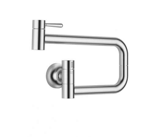 Кран для воды, Dornbracht, Vaia, POT FILLER, холодная вода, цвет-хром сатинированный