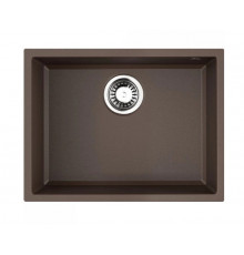 Мойка, OMOIKIRI, Tedori, шгв 550*420*220, отверстия для смесителя-отсутствуют, цвет-Espresso