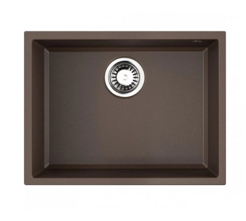 Мойка, OMOIKIRI, Tedori, шгв 550*420*220, отверстия для смесителя-отсутствуют, цвет-Espresso