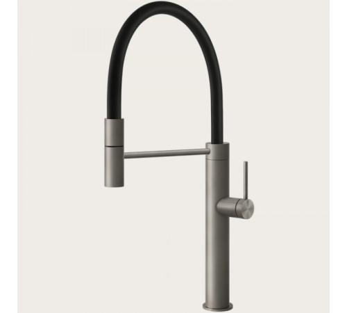 Смеситель для кухни, Gessi, 316 Flessa, цвет-Steel Brushed