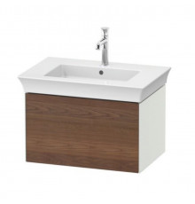 Тумба под раковину, Duravit, White Tulip, шгв 684*458*410, раковина-необходимо заказать, цвет-белый шелковисто-матовый/американский орех