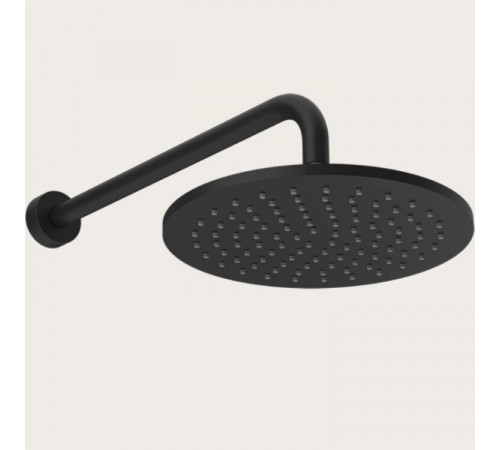 Верхний душ, Gessi, 250*250, цвет-черный матовый