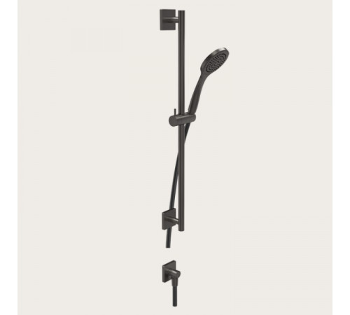 Душевой гарнитур, Gessi, Rilievo, 100, цвет-Black Metal Brushed PVD