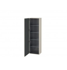 Шкаф-пенал, Duravit, L-Cube, шгв 500*363*1760, петли-слева, цвет-серо-коричневый матовый