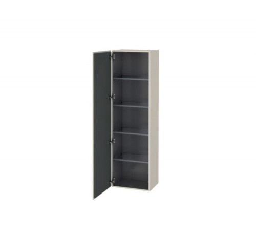 Шкаф-пенал, Duravit, L-Cube, шгв 500*363*1760, петли-слева, цвет-серо-коричневый матовый
