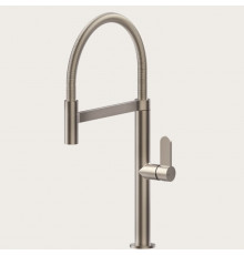 Смеситель для кухни, Gessi, Helium, цвет-Finox Brushed Nickel