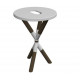 Консоль, Scarabeo, Cross, шгв 520*520*760, цвет-темное дерево Dark wooden finish/Musk