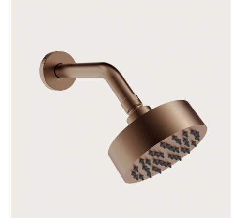 Верхний душ, Gessi, Origini, 118, цвет-Copper Brushed PVD
