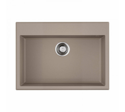 Мойка, OMOIKIRI, Tedori, шгв 680*500*220, отверстия для смесителя-3 промаркированных, цвет-бежевый