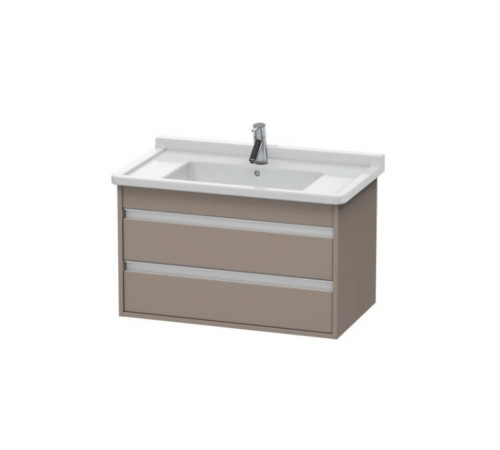 Тумба под раковину, Duravit, Ketho, шгв 800*465*480, раковина-необходимо заказать, цвет-базальт матовый