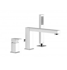 Смеситель для ванны и душа, Gessi, Rettangolo, цвет-Finox