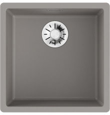 Мойка, Omoikiri, Yamakawa, шгв 456*456*220, отверстия для смесителя-отсутствуют, цвет-Leningrad grey
