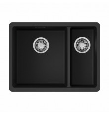 Мойка, OMOIKIRI, Kata, шгв 550*420*220, отверстия для смесителя-отсутствуют, цвет-чёрный