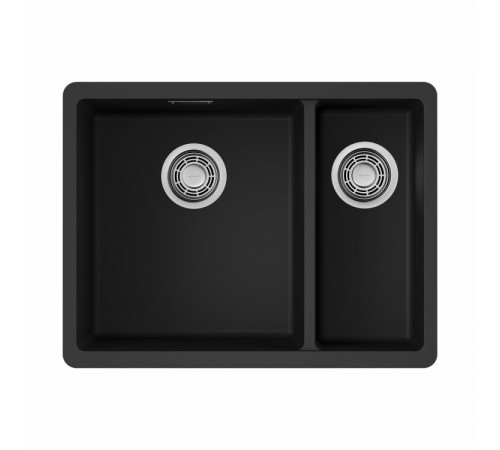 Мойка, OMOIKIRI, Kata, шгв 550*420*220, отверстия для смесителя-отсутствуют, цвет-чёрный