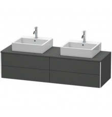 Тумба под раковину, Duravit, XSquare, шгв 1600*548*400, раковина-необходимо заказать, цвет-графит матовый