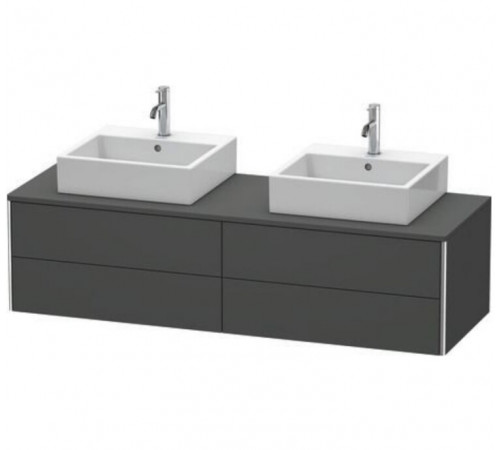 Тумба под раковину, Duravit, XSquare, шгв 1600*548*400, раковина-необходимо заказать, цвет-графит матовый