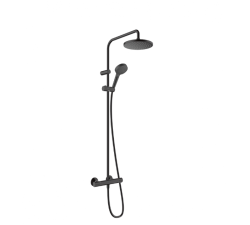 Душевая стойка, Hansgrohe, Vernis Blend, цвет-черный матовый