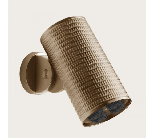 Верхний душ, Gessi, Spotwater Meccanica, 79*79, цвет-Warm Bronze Brushed PVD