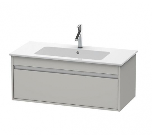Тумба под раковину, Duravit, Ketho, шгв 1000*475*410, раковина-необходимо заказать, цвет-бетонно-серый матовый