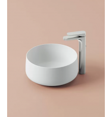 Раковина, Artceram, Cognac, шгв 350*350*160, отверстия для смесителя-отсутствуют, Saniglaze, цвет-белый (Товар заказной, возврату не подлежит)