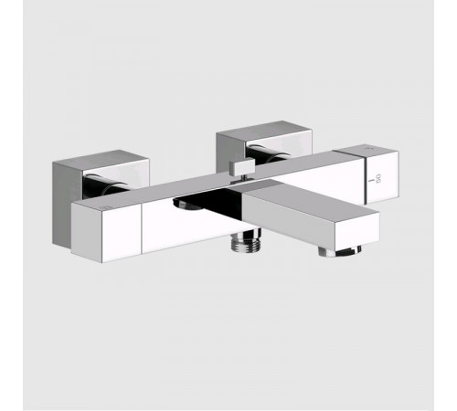 Смеситель для ванны и душа, Gessi, Rettangolo, цвет-хром