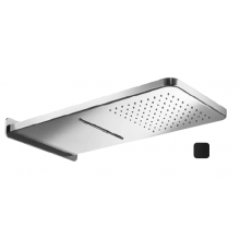Верхний душ, Almar, Wall Mounted head showers, 593*270, цвет-черный матовый (Товар заказной, возврату не подлежит)