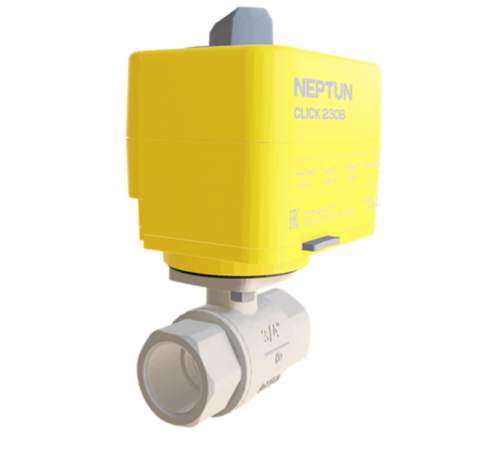 Кран с электроприводом Neptun Profi Click 230В 1"