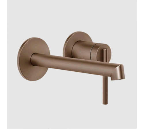 Смеситель для ванны и душа, Gessi, Ingranaggio, цвет-Copper Brushed PVD
