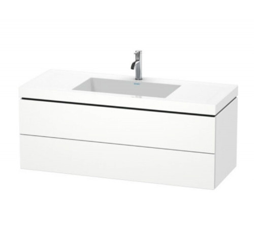 Тумба под раковину, Duravit, L-Cube, шгв 1200*480*500, раковина-в комплекте, цвет-бетонно-серый матовый