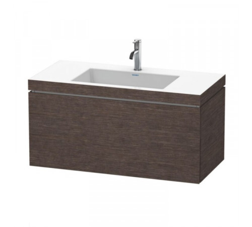 Тумба под раковину, Duravit, L-Cube, шгв 1000*480*500, раковина-в комплекте, цвет-дуб тёмный брашированный