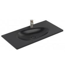 Раковина, Villeroy&Boch, Antao, шгв 1000*500*90, отверстия для смесителя-1, CeramicPlus, цвет-Pure Black