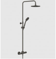 Душевая стойка, Gessi, Minimalistic shower, цвет-Black Metal Brushed PVD