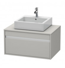 Тумба под раковину, Duravit, Ketho, шгв 800*550*426, раковина-необходимо заказать, цвет-бетонно-серый матовый