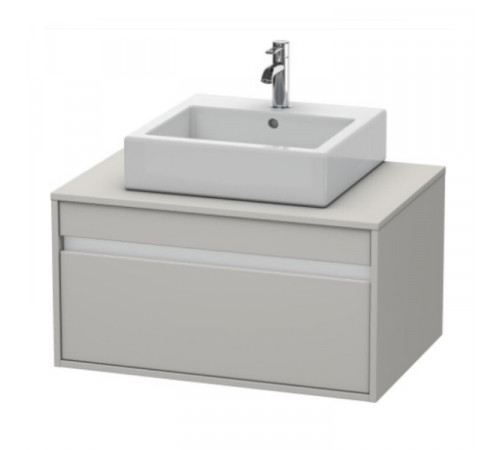 Тумба под раковину, Duravit, Ketho, шгв 800*550*426, раковина-необходимо заказать, цвет-бетонно-серый матовый