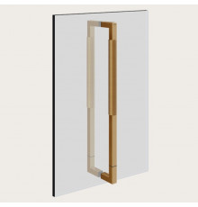 Ручка двойная, Gessi, Shower G Diamantato, 450мм, цвет-Warm Bronze Brushed PVD