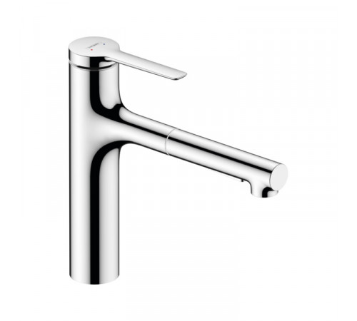 Смеситель для кухни, Hansgrohe, Zesis M33, sBox lite, с вытяжным душем, цвет-хром