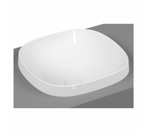 Раковина, Vitra, Frame, шгв 410*390*150, отверстия для смесителя-отсутствуют, VitrA Clean, цвет-белый