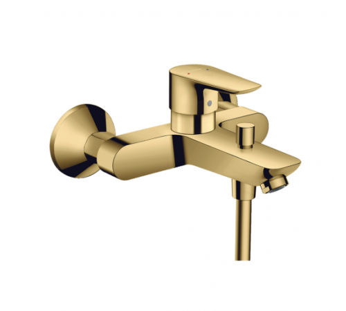 Смеситель для ванны и душа, Hansgrohe, Talis E, цвет-полированное золото