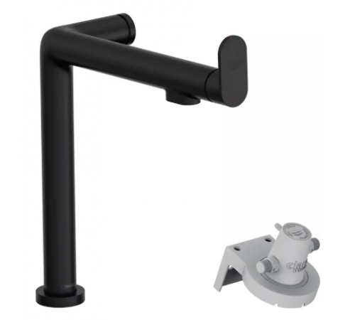 Смеситель для кухни, Hansgrohe, Aqittura , цвет-черный матовый