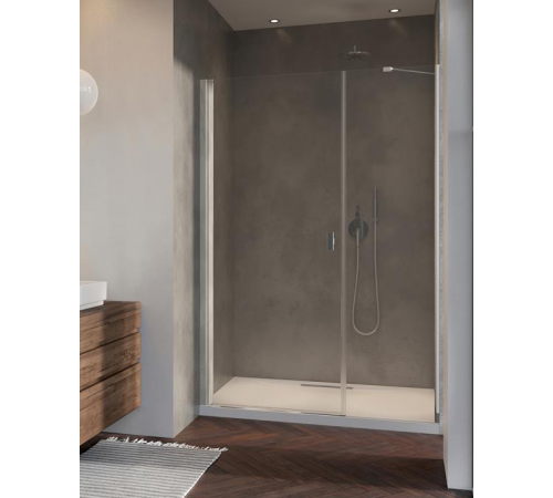 Дверь, Radaway, NES DWS I, шв 1100*2000, петли-слева, хром, цвет стекла-прозрачный, Easy Clean