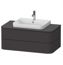 Тумба под раковину, Duravit, Happy D.2 Plus, шгв 1000*550*408, раковина-необходимо заказать, цвет-графит суперматовый